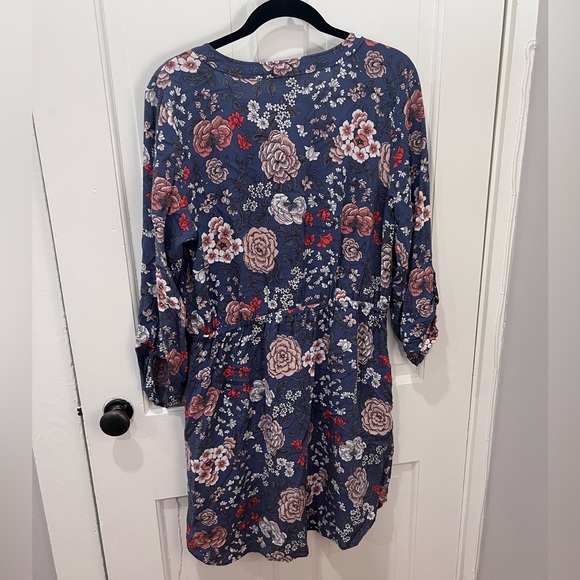 Loft Outlet floral button front dress - Picture 7 of 8